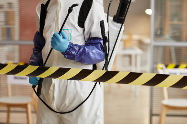 Professional Biohazard Cleanup technician working in Monroe, SD